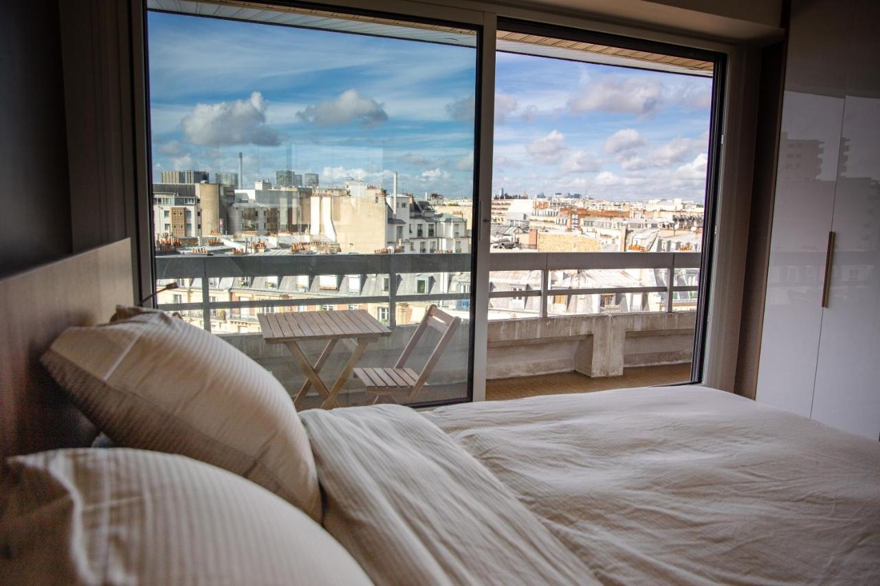 Appartement Vue Tour Eiffel Paris Exteriör bild